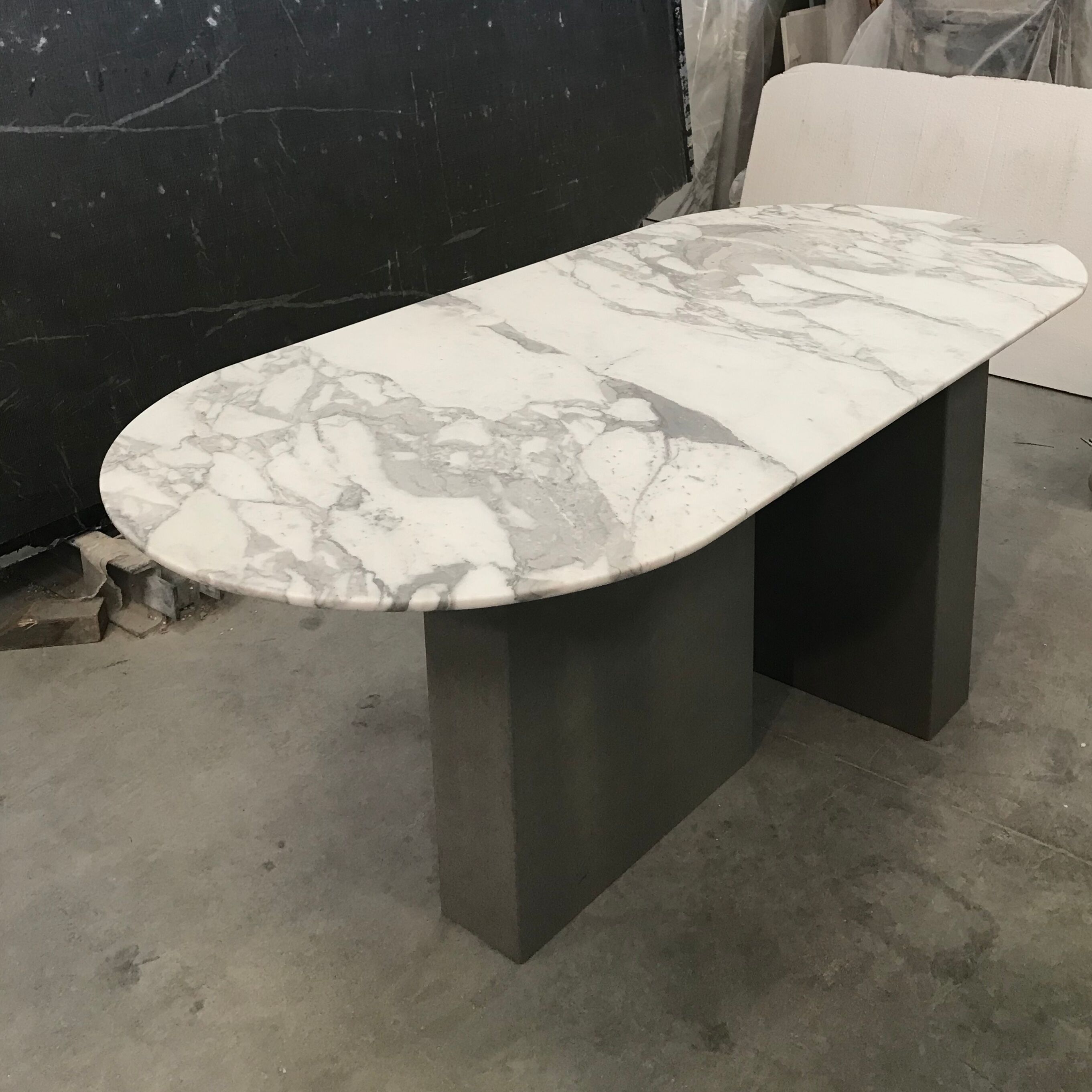 Marble dining table