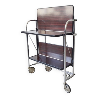 Height-adjustable serving trolley