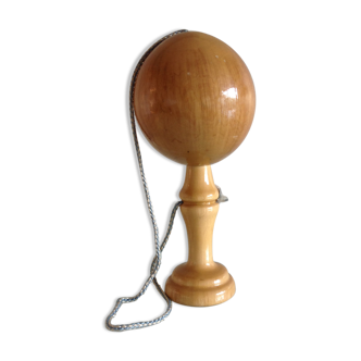 Old bilboquet in varnished wood / vintage 60s-70s