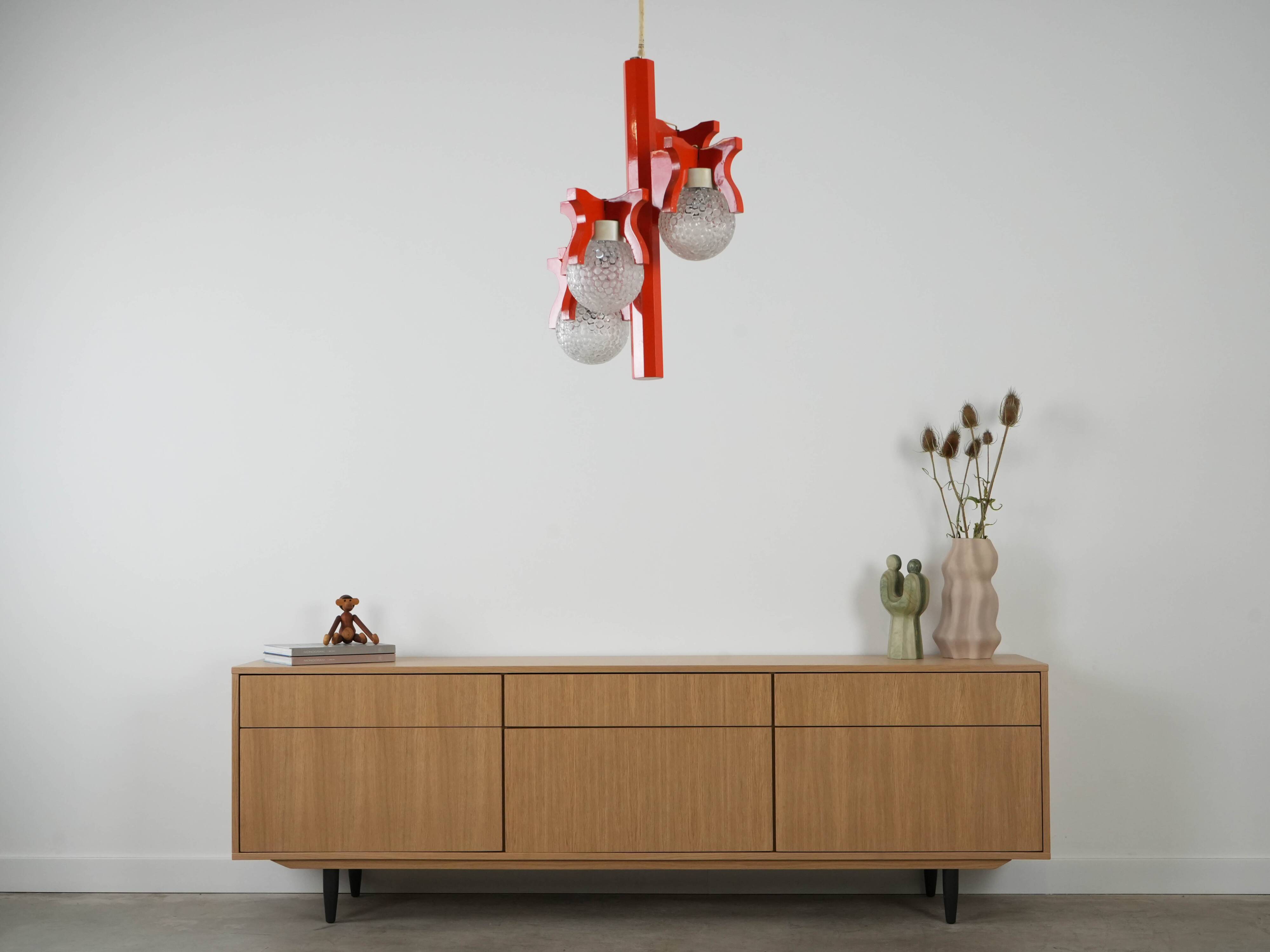 Pendant lamp, Space Age, 1970s, manufactured in Italy