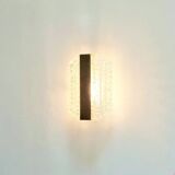 Pair of Mid-Century Glass & Chrome Wall Lamps from Kaiser, Germany, 1960s