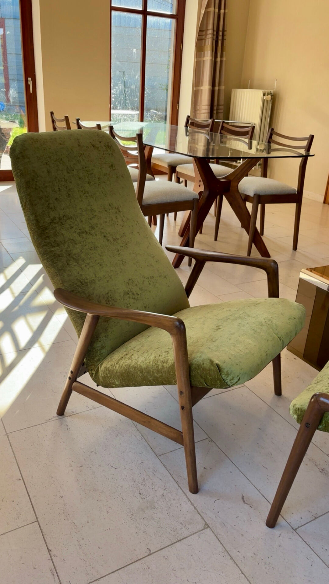 Fauteuil et ottoman Alf Svensson