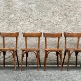 Series of 6 bistro  chairs