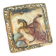 Glazed stoneware plaque Voldemar Volkoff 25x25
