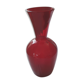 Vase en verre soufflé