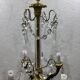 4-light bronze Napoleon III chandelier