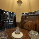 Alabaster bedside lamp