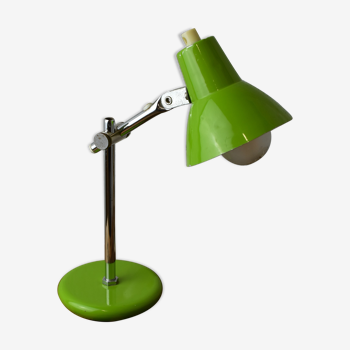 Small green bedside lamp