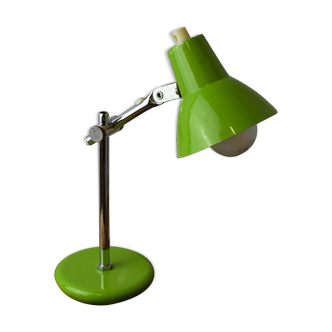 Small green bedside lamp