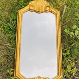 Antique mirror gilded with leaf