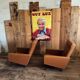 Paire de fauteuils vintage