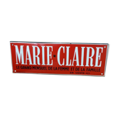 Enamelled plate "Marie-Claire"