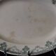 Old ironstone plate from St Amand, model "Cahors", in good condition.