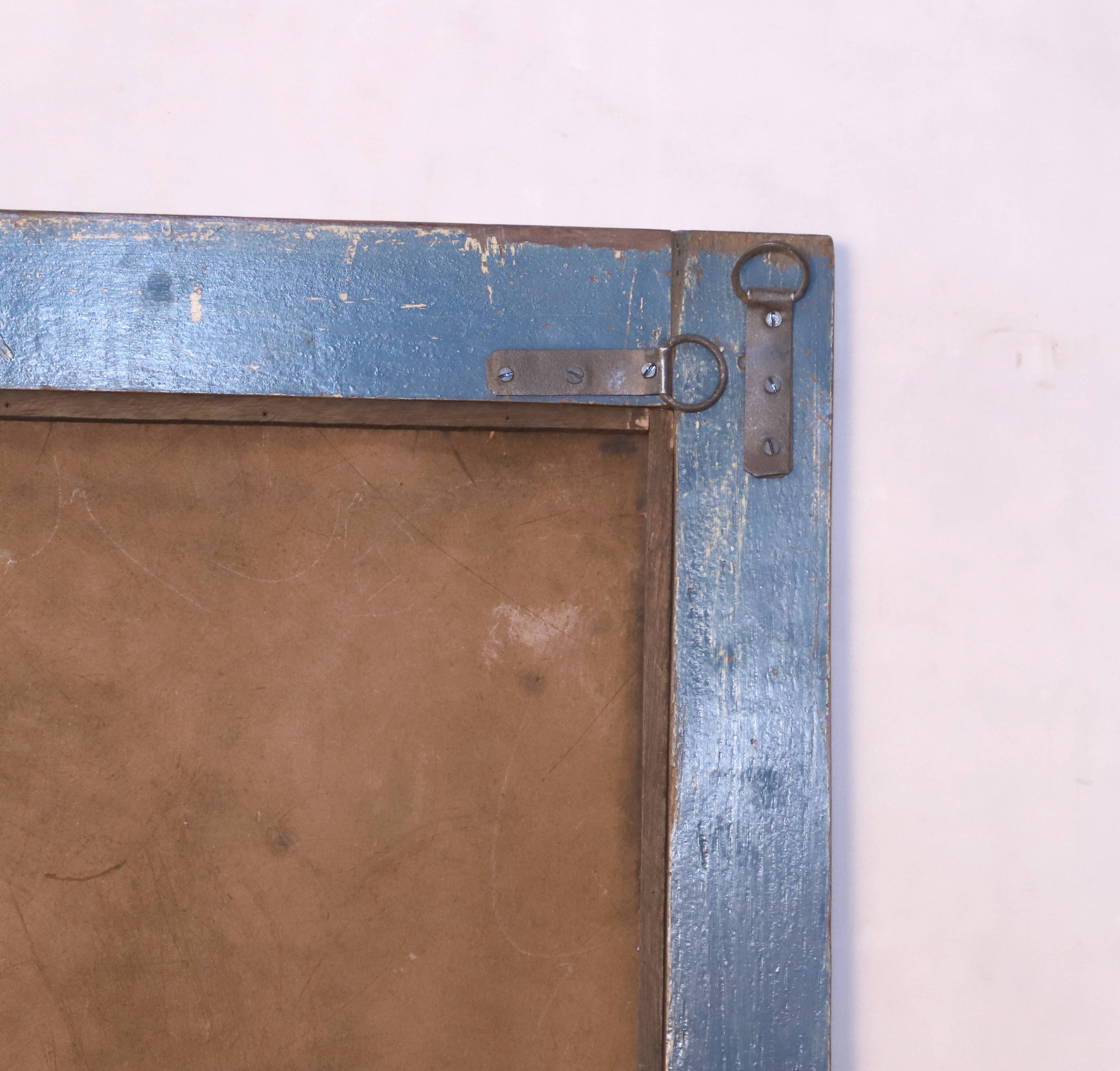 Miroir de pied en teck birman naturel