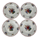 Set de 4 assiettes à dessert "Agreste", Sarreguemines, fin XXe, Pyroblan