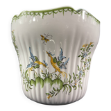 Moustiers earthenware flowerpot
