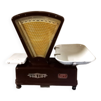 Old trader's scale, in bakelite, Testut.