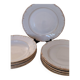 Set of flat and soup plates