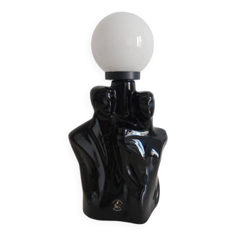 70s bust lamp