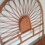 Rattan headboard