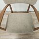Swedish armchair in wood and fabric