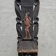 Antique carved wood Stargazer chair from the 1890s.