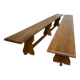 Paire de bancs de ferme 290cm