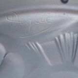 Set for Art Deco chandelier (1 cup, 3 globes)