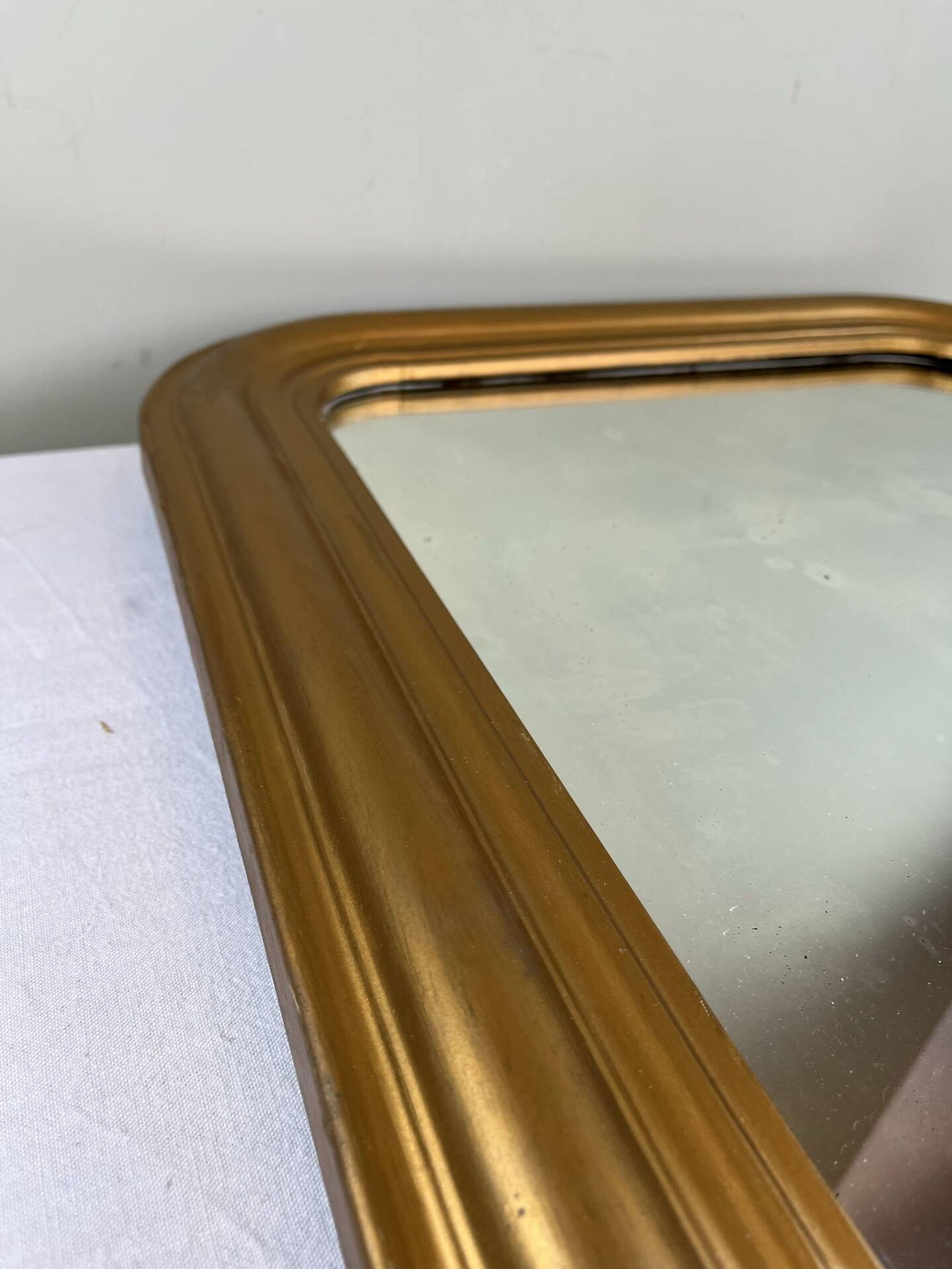 Miroir doré ancien fin XIX ème