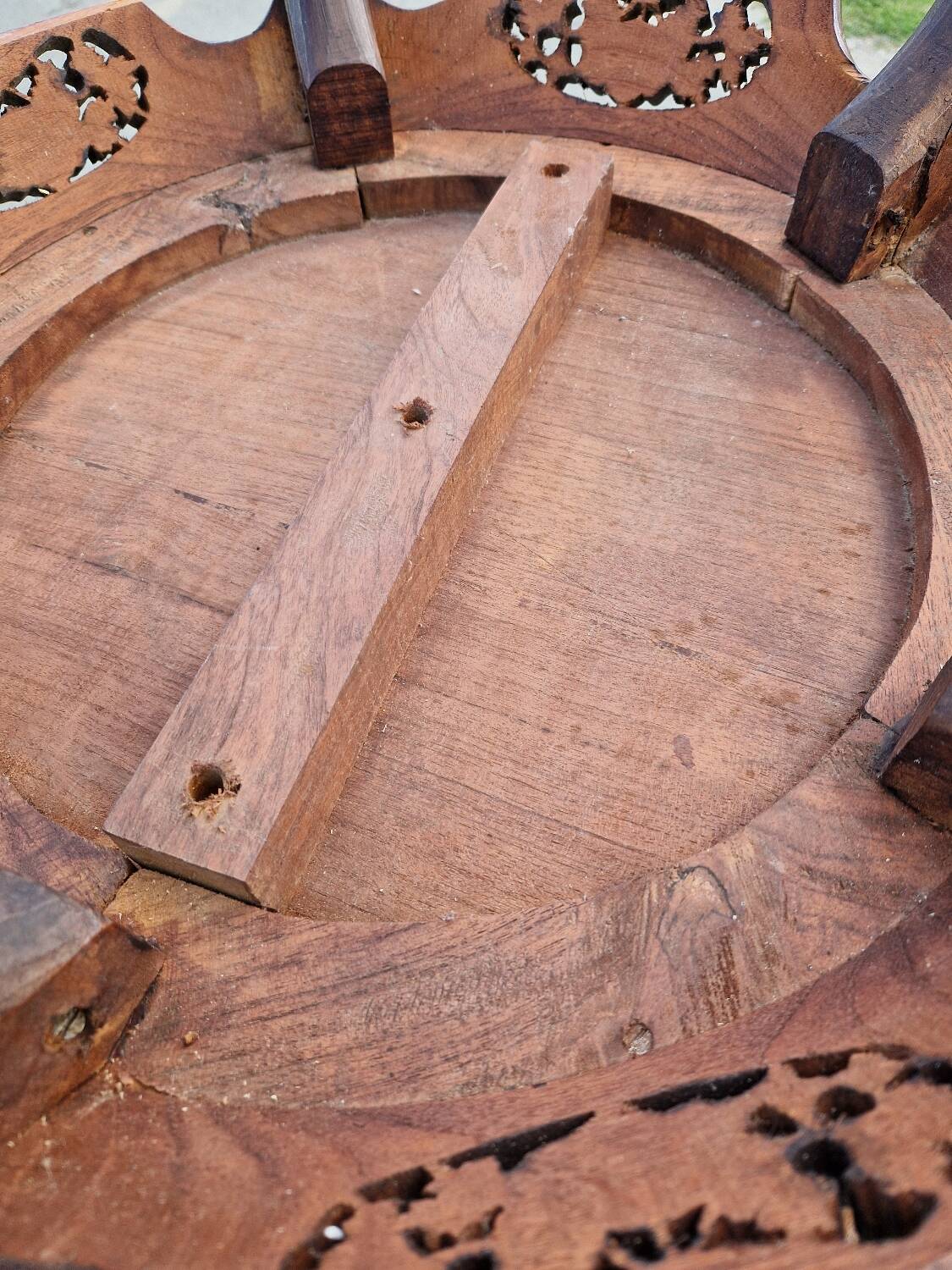 Pair of antique Chinese carved mahogany armchairs, circa 1960s