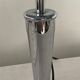 Design lamp in chromed metal and glass paste