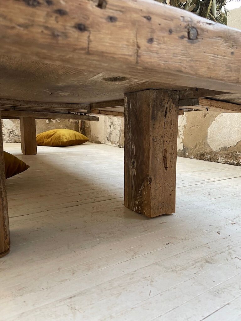 Brutally artisanal oak coffee table