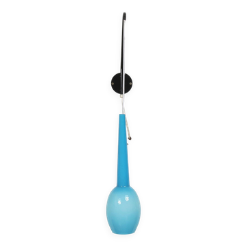 1950s Murano glass wall lamp by Vistosi, Italy