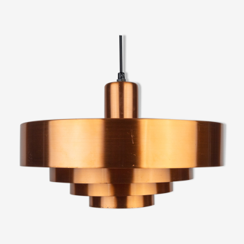 Danish vintage pendant lamp Roulet by Jo Hammerborg, Fog og Morup, 1963