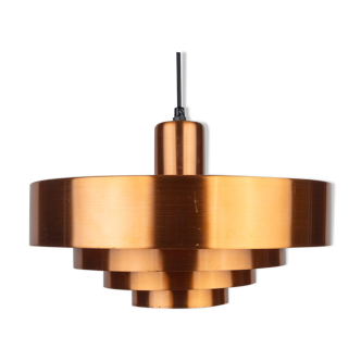 Danish vintage pendant lamp Roulet by Jo Hammerborg, Fog og Morup, 1963