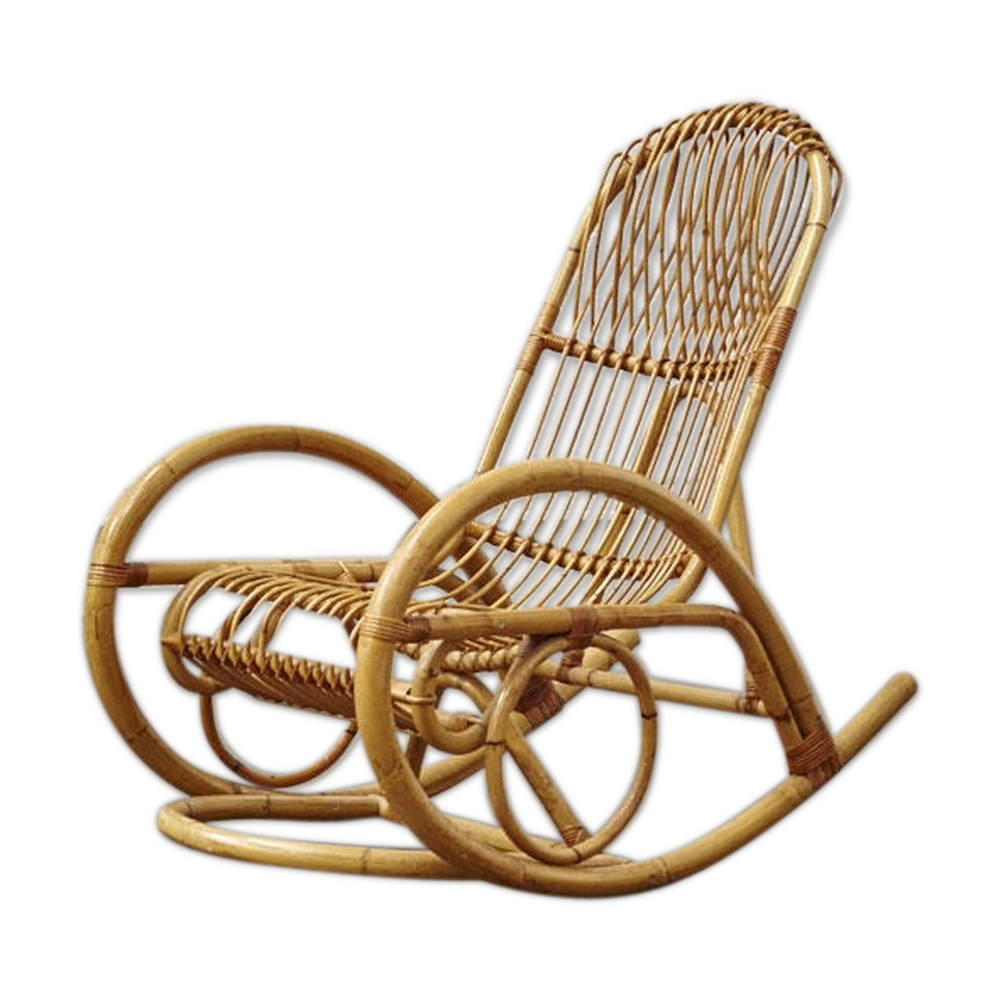 Rattan rocking chair