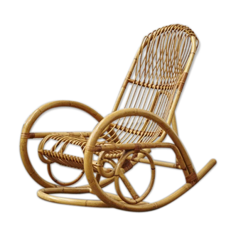 Rattan rocking chair