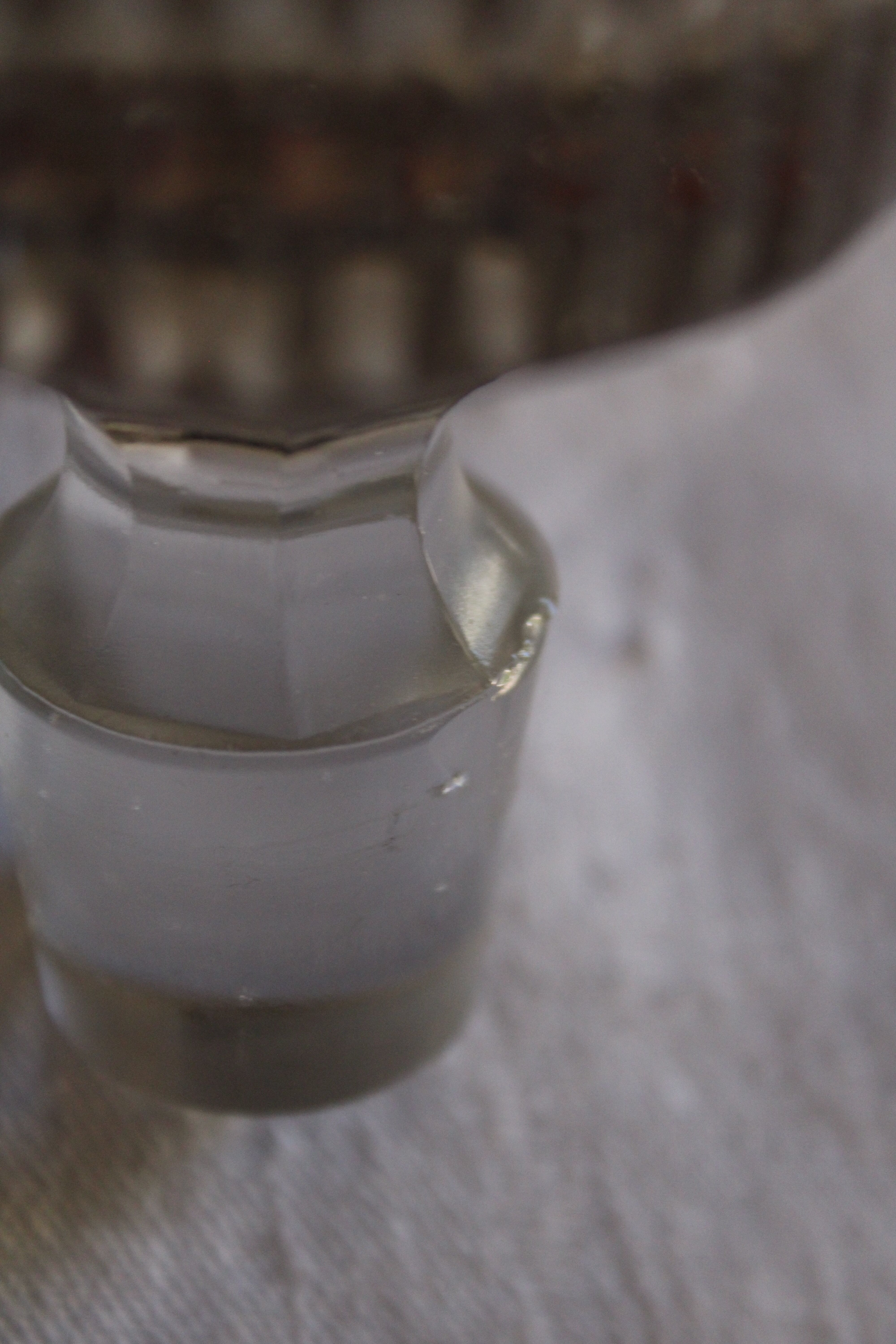 Vintage whisky carafe