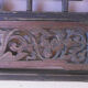 Panneau ancien en bois sculpté de style oriental