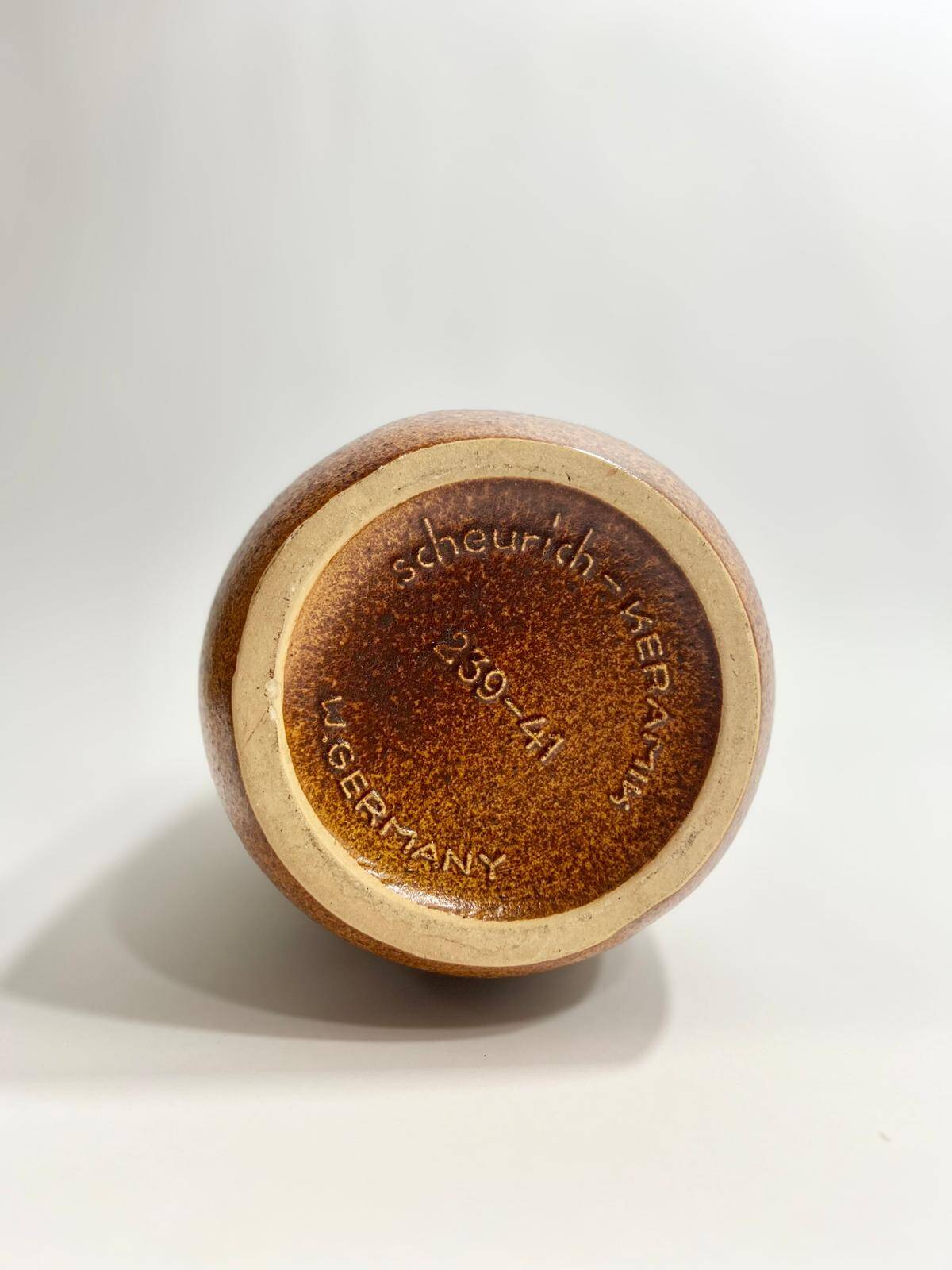 Scheurich West Germany ceramic vase, 1960s-70s