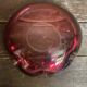 Vintage murano sommerso pink glass ashtray made in italy