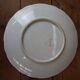 Dessert plate Terre de Fer model "Gui" signed Badonviller Art Deco