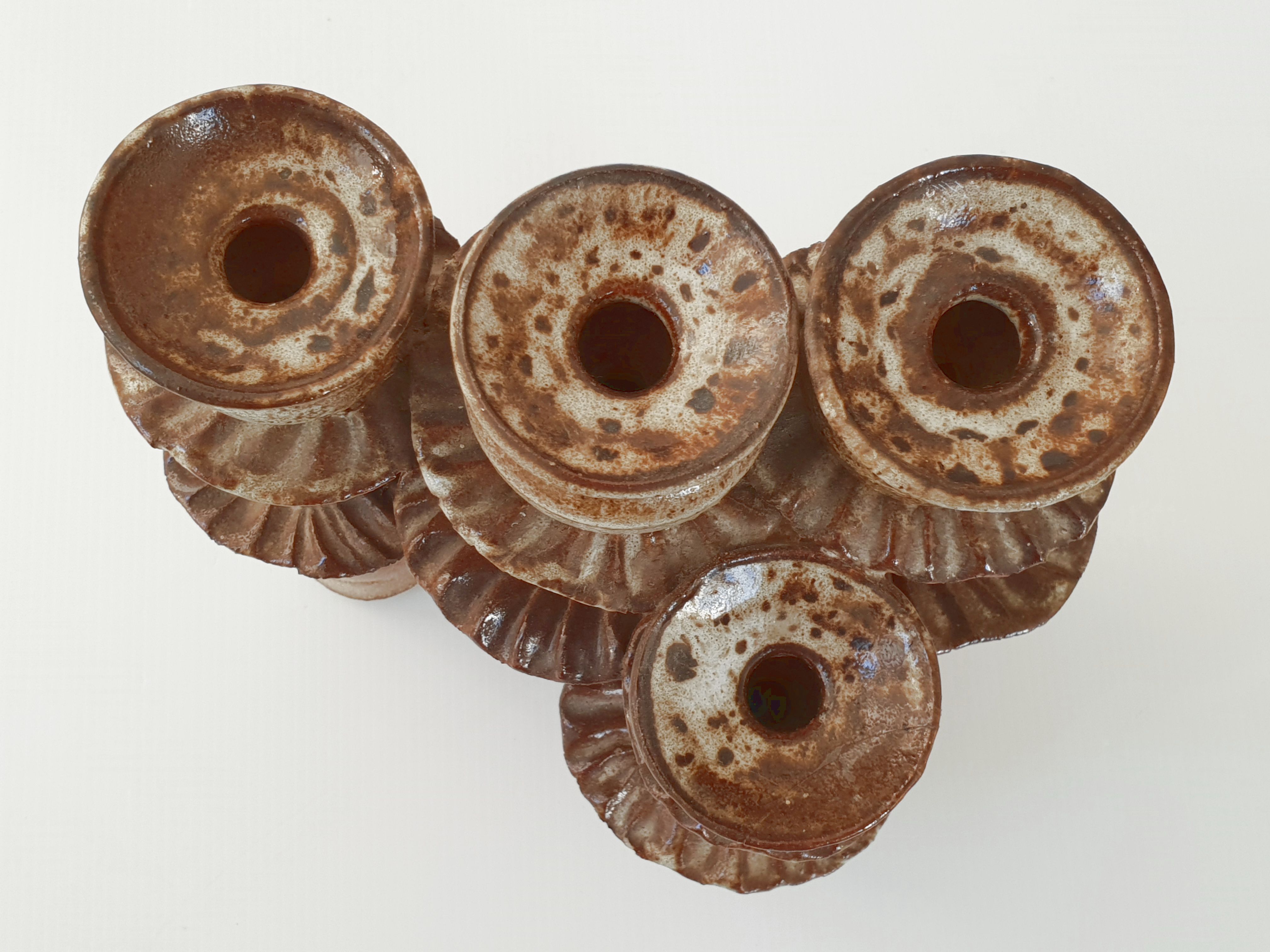 Vintage sandstone candlestick