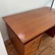 Large oak desk with double pedestal - 1950