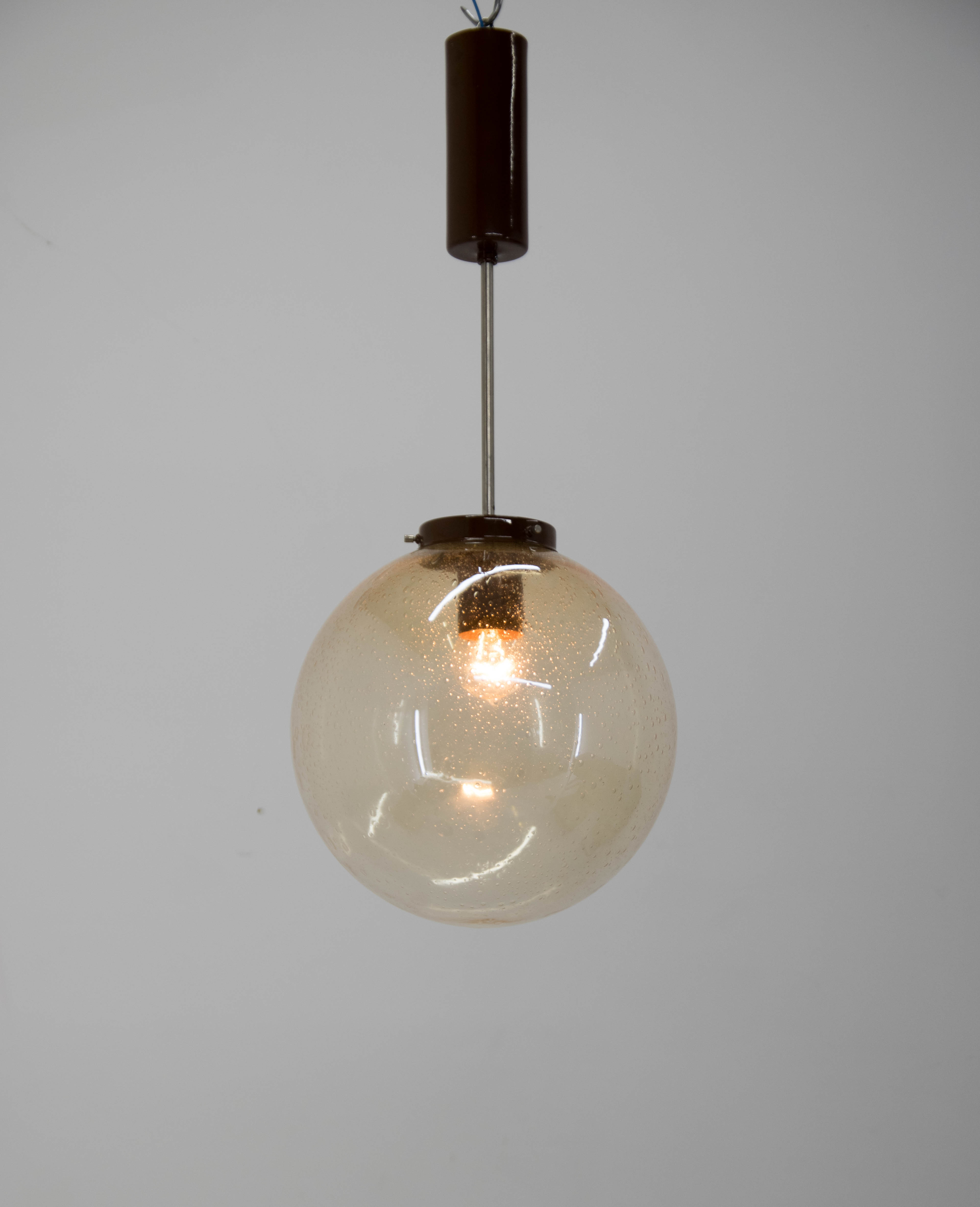 Mid-Century Blown Glass Pendant, 1970s, Five Items Available