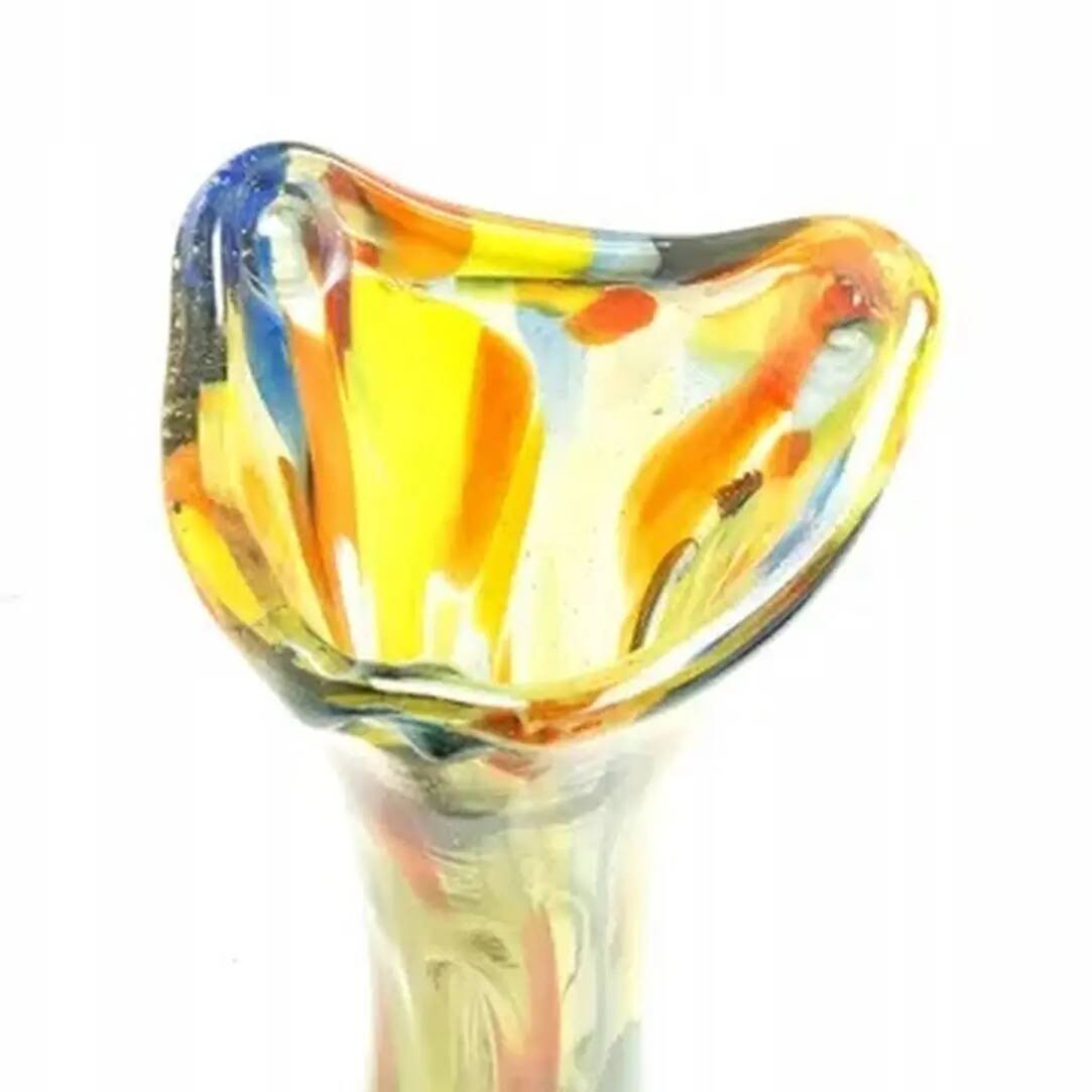 Vase Sekacz, modernisme, verre, Pologne, années 1970