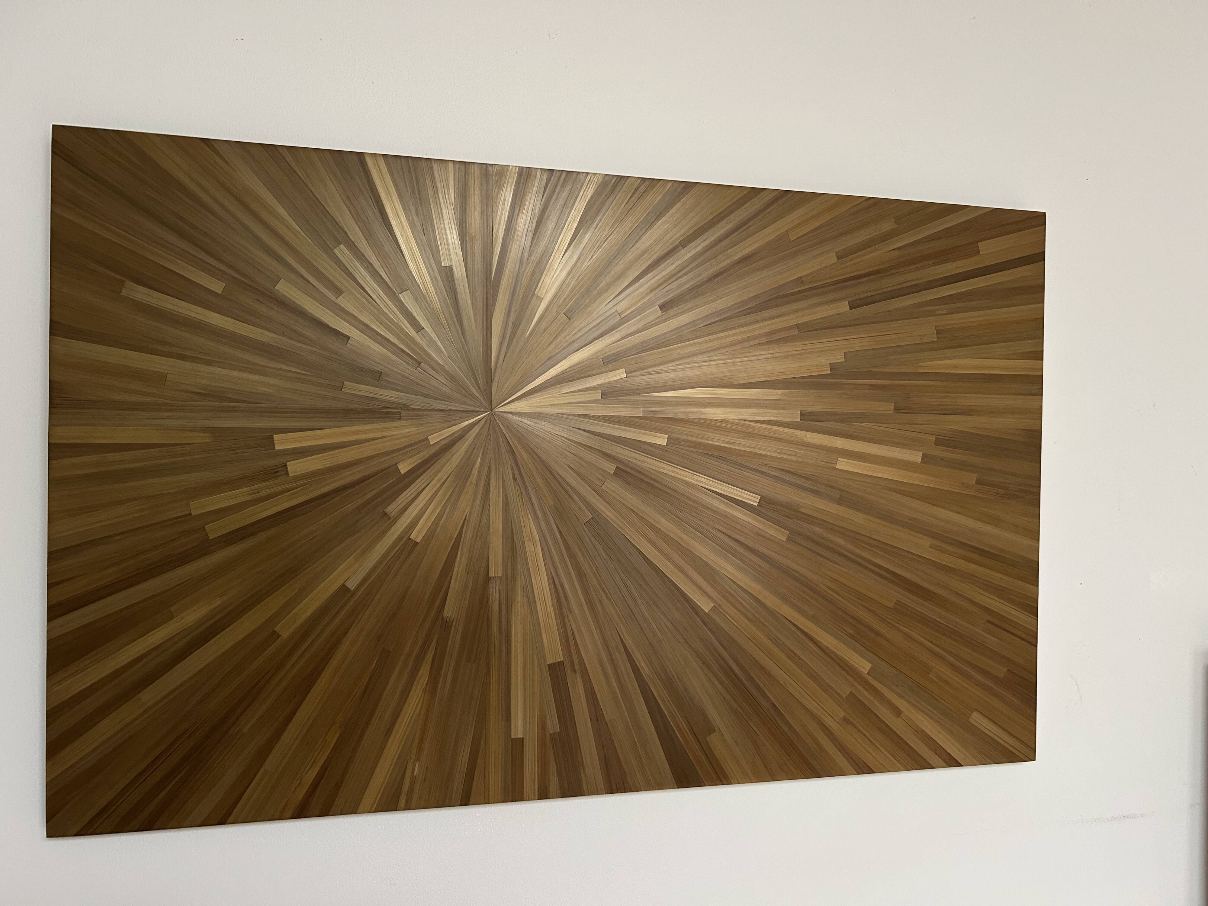 Bronze sun painting