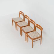 Ensemble de 4 chaises de salle à manger par H.W. Klein pour Bramin