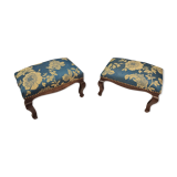 Pair of foot rests style Louis XV