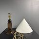 Midcentury French brutalist table lamp in the style of Charles Dudouyt, 50s